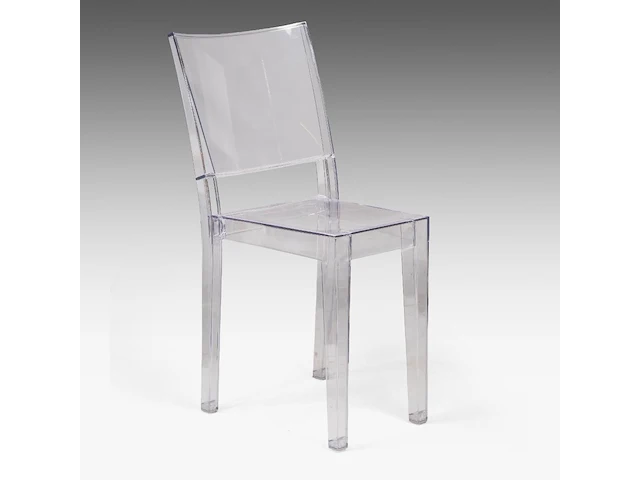 A vintage set of 10 la marie plexi dining chairs by philippe starck for kartell 85 x 39 x 50 cm. (33.46 x 15.34 x 19.67 in.) - afbeelding 2 van  7