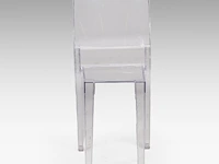 A vintage set of 10 la marie plexi dining chairs by philippe starck for kartell 85 x 39 x 50 cm. (33.46 x 15.34 x 19.67 in.) - afbeelding 3 van  7