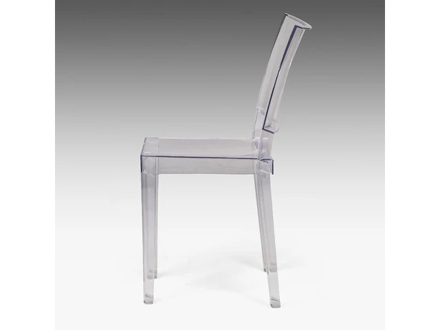 A vintage set of 10 la marie plexi dining chairs by philippe starck for kartell 85 x 39 x 50 cm. (33.46 x 15.34 x 19.67 in.) - afbeelding 4 van  7