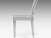 A vintage set of 10 la marie plexi dining chairs by philippe starck for kartell 85 x 39 x 50 cm. (33.46 x 15.34 x 19.67 in.) - afbeelding 4 van  7