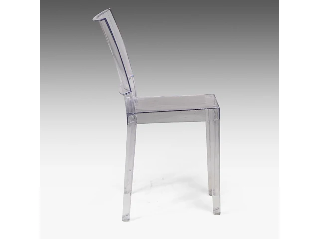 A vintage set of 10 la marie plexi dining chairs by philippe starck for kartell 85 x 39 x 50 cm. (33.46 x 15.34 x 19.67 in.) - afbeelding 6 van  7