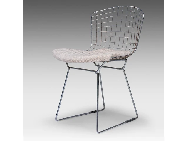 A vintage side chair by harry bertoia for knoll international 73 x 54 x 58 cm. (28.73 x 21.26 x 22.82 in.) - afbeelding 1 van  9
