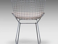 A vintage side chair by harry bertoia for knoll international 73 x 54 x 58 cm. (28.73 x 21.26 x 22.82 in.) - afbeelding 4 van  9