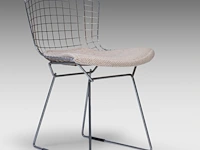 A vintage side chair by harry bertoia for knoll international 73 x 54 x 58 cm. (28.73 x 21.26 x 22.82 in.) - afbeelding 6 van  9