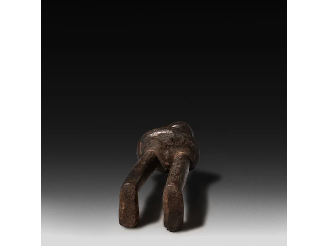 A wooden lobi fertility doll, burkina faso, h 39 cm - afbeelding 4 van  5