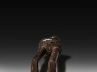A wooden lobi fertility doll, burkina faso, h 39 cm - afbeelding 4 van  5