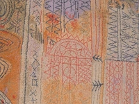 A woollen carpet after an abstract design by paul klee (1879-1940), 'florentinisches villen viertel' from 1926 275 x 183 cm. (108.26 x 72.04 in.) - afbeelding 5 van  7
