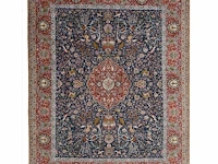 A woollen oriental persian rug decorated with various animals 380 x 301 cm. (149.61 x 118 1/2 in.) - afbeelding 3 van  10