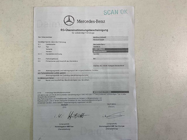 A1 lichte vrachtwagen ct mercedes sprinter - afbeelding 57 van  59