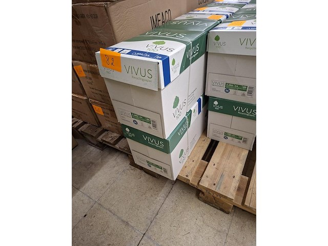 A4 papier doos wit (2 x 2500 vellen ) - afbeelding 1 van  3