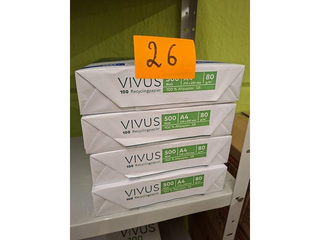 A4 papier wit (4x 500vellen) - afbeelding 1 van  2