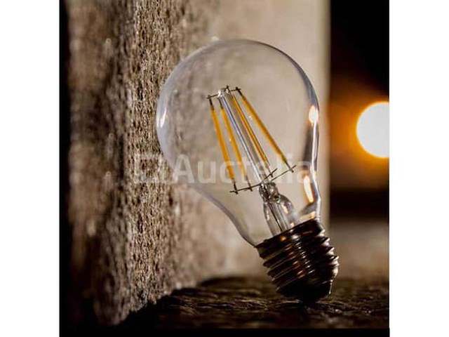 A60 amber filament lamp - 6w - e27 - dimbaar - ip20 (x40) - afbeelding 2 van  5