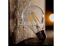 A60 amber filament lamp - 6w - e27 - dimbaar - ip20 (x40) - afbeelding 2 van  5
