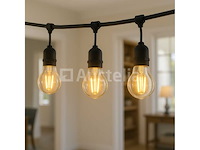 A60 amber filament lamp - 6w - e27 - dimbaar - ip20 (x40) - afbeelding 3 van  5