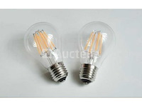 A60 amber filament lamp - 6w - e27 - dimbaar - ip20 (x40) - afbeelding 5 van  5