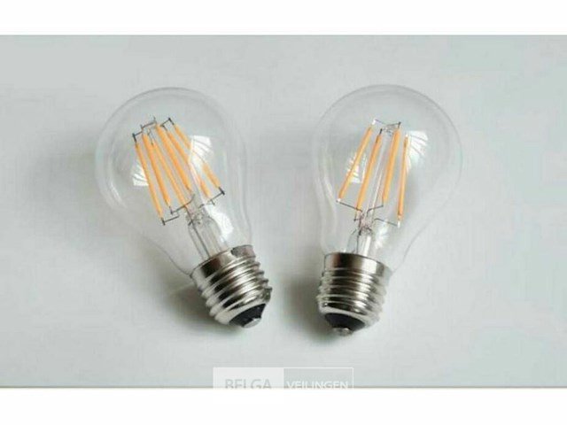 A60 amber filament lamp - 6w - e27 - dimbaar - ip20 (x40) - afbeelding 6 van  6
