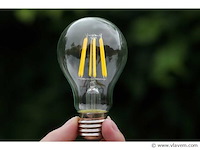 A60 amber filament lamp – 6w – e27 – dimbaar – ip20 (x40) - afbeelding 3 van  5