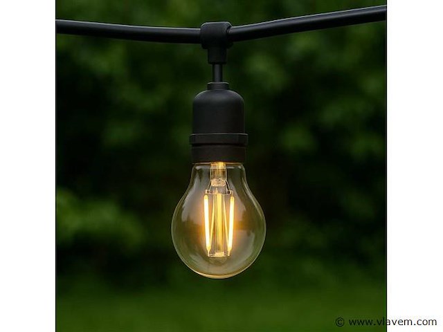 A60 amber filament lamp – 6w – e27 – dimbaar – ip20 (x80) - afbeelding 2 van  5
