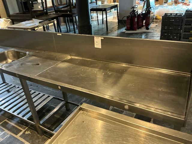 Aan- en afvoer rvs tafel - afbeelding 4 van  7
