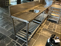 Aan- en afvoer rvs tafel - afbeelding 6 van  7