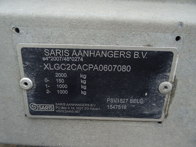 Aanghangwagen saris - afbeelding 5 van  8