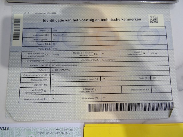 Aanghangwagen vabo - afbeelding 2 van  13