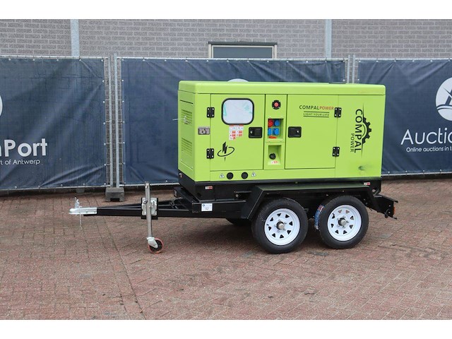 Aanhanger generator compal zx2102 diesel 2025 37.5kva nieuw - afbeelding 1 van  1