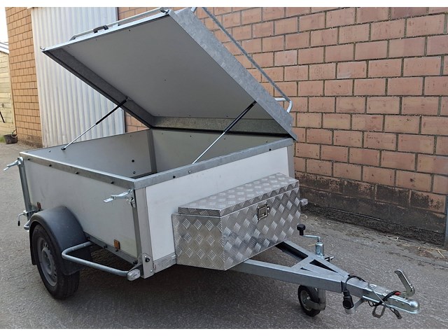 Aanhangwagen 2.0x1.25x6.0m 750kg - afbeelding 1 van  1