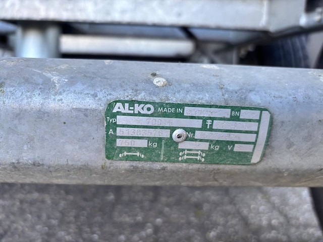 Aanhangwagen alko - met kipsysteem - afbeelding 10 van  19