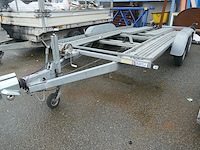Aanhangwagen autotransporter dubbel as saris - afbeelding 9 van  16
