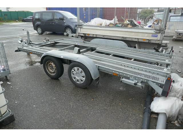 Aanhangwagen autotransporter dubbel as saris - afbeelding 11 van  16