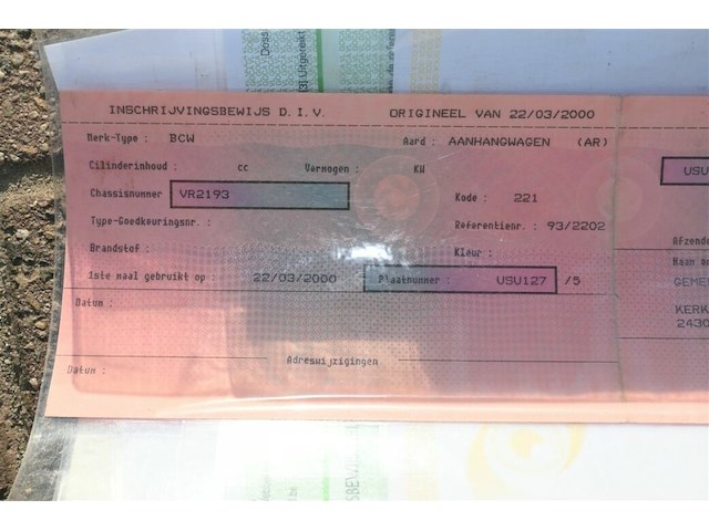 Aanhangwagen bcw - afbeelding 4 van  13