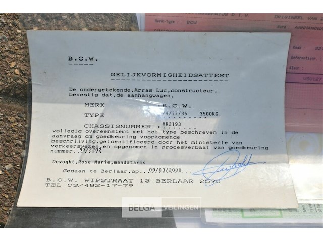 Aanhangwagen bcw - afbeelding 7 van  13