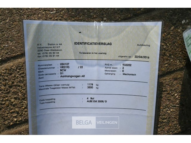 Aanhangwagen bcw - afbeelding 9 van  13