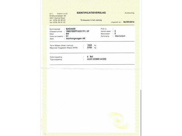 Aanhangwagen bw - afbeelding 2 van  18