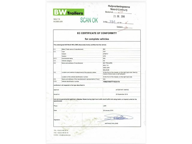 Aanhangwagen bw - afbeelding 18 van  18