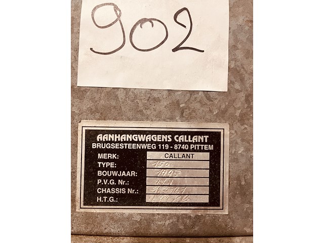 Aanhangwagen callant 150 cm - afbeelding 3 van  6