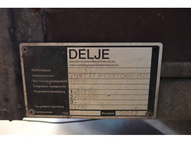 Aanhangwagen delje - afbeelding 9 van  9