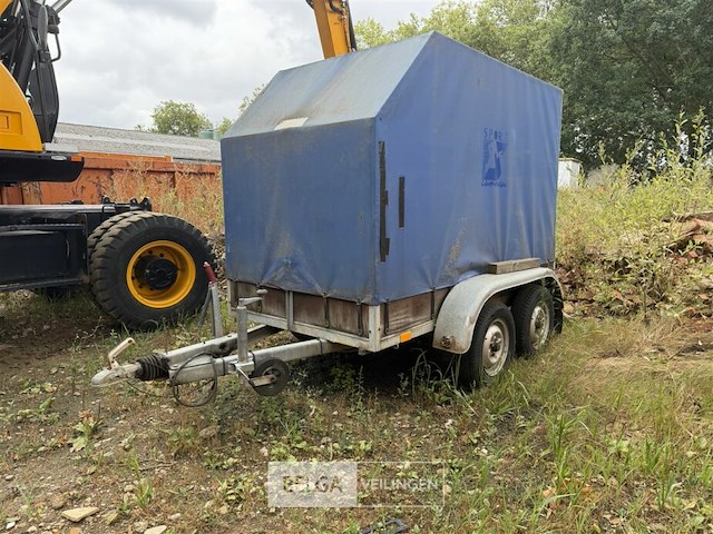 Aanhangwagen dubbelasser - afbeelding 1 van  12