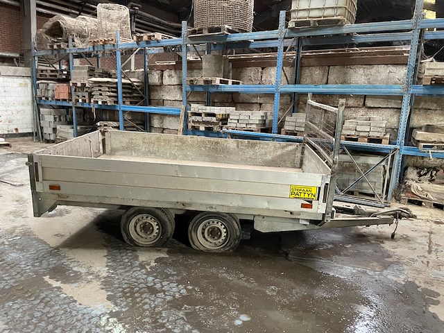 Aanhangwagen dubbele as pattyn - afbeelding 1 van  8