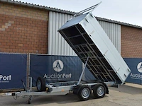 Aanhangwagen elektrische kipper bw 3500kg 330x180x70cm nieuw