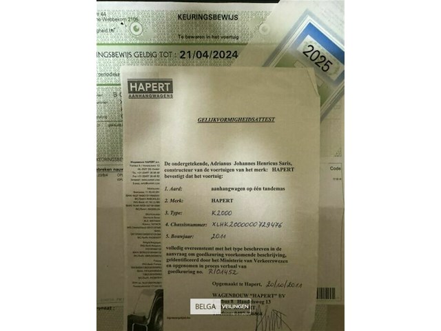 Aanhangwagen hapert met loofrek - afbeelding 15 van  16