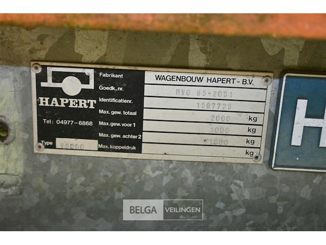 Aanhangwagen hapert met opbouw - afbeelding 8 van  10