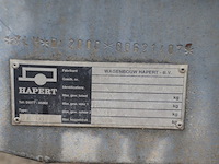 Aanhangwagen hapert type kf27 met 2 assen en zeil, ch.nr. xlhdl200000621407 (met nederlandse nummerplaat) - afbeelding 5 van  12