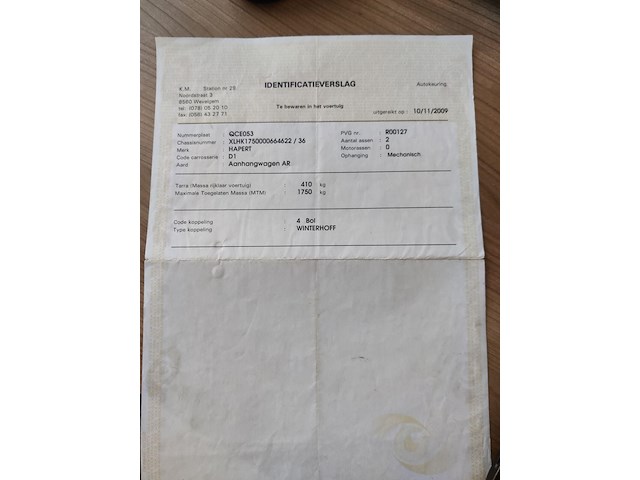 Aanhangwagen hapert - afbeelding 8 van  9