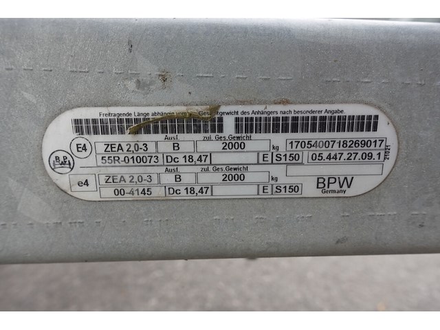 Aanhangwagen happert ta - afbeelding 9 van  11