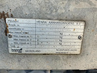Aanhangwagen henra, pl27ab, xlupl27h013114216, 1e insch 28/02/13, kentekenbewijs i + ii, gelijkvormigheidsattest, keuring geldig tot 29/01/26 - afbeelding 3 van  4