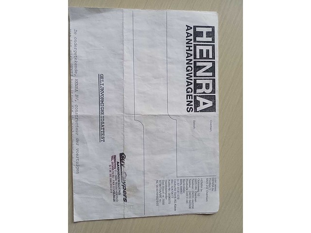 Aanhangwagen henra - afbeelding 6 van  14