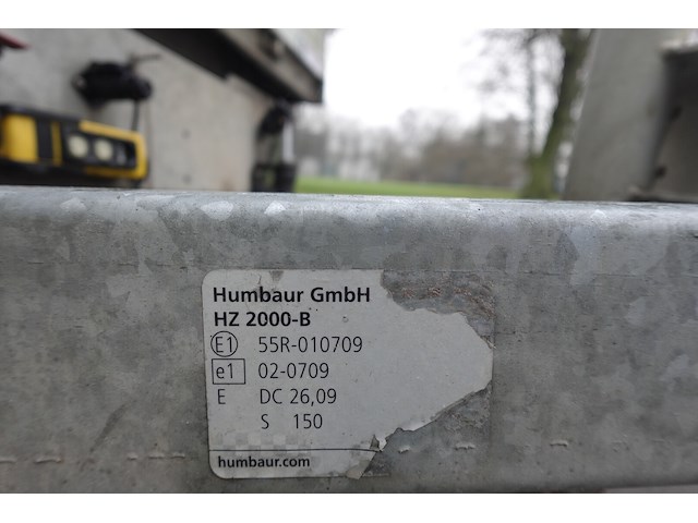 Aanhangwagen humbaur - afbeelding 10 van  12