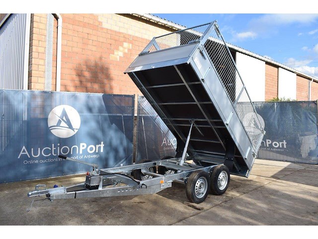 Aanhangwagen kipper bw trailer 750kg 250x150x100cm nieuw - afbeelding 1 van  1
